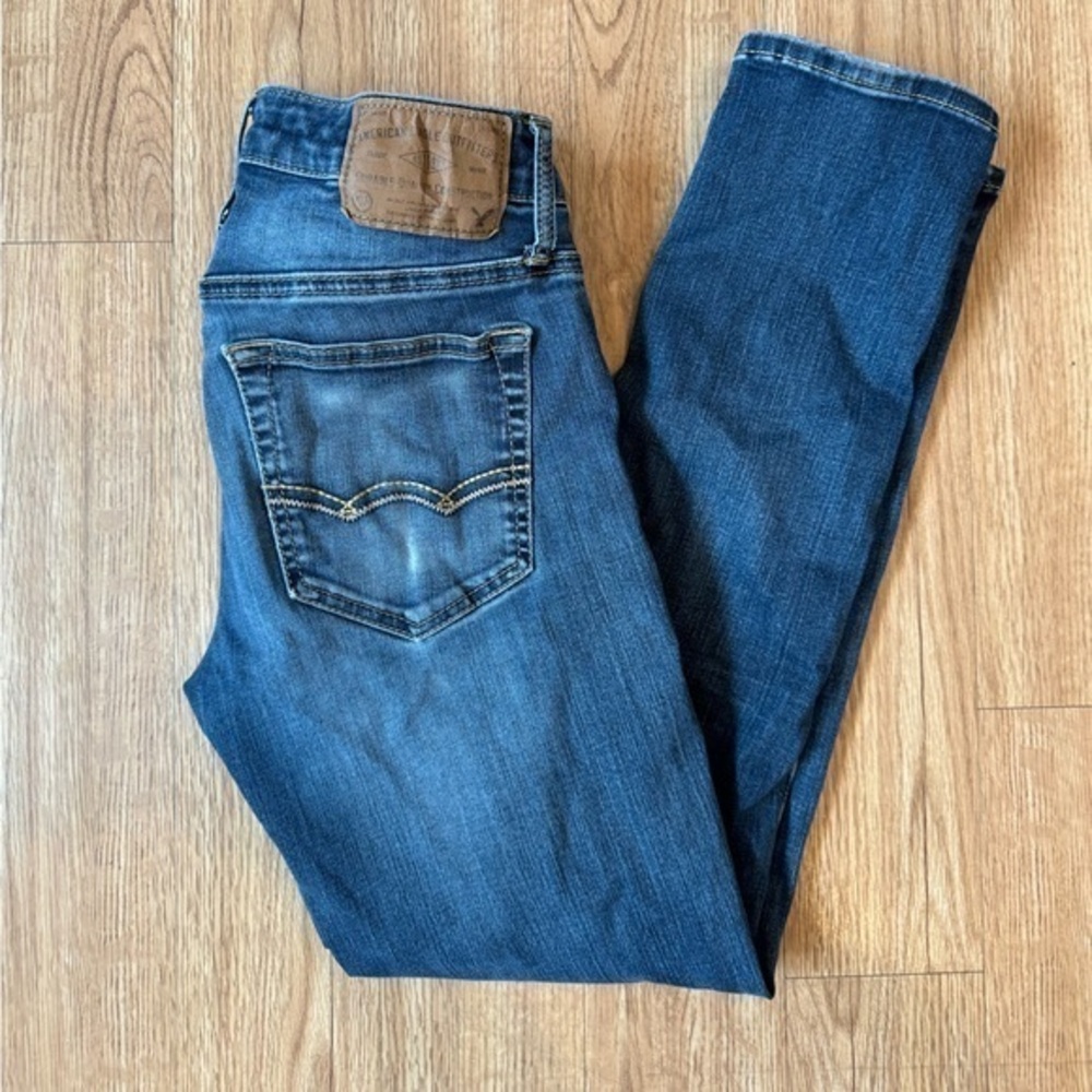 American Eagle Extreme Flex Skinny Dark Wash Jean Size 26X28